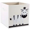 Kids Eco-friendly Foldable Rectangle Storage Bins-Decorative Animal Fabric Storage Shelves Are Collapsible Great Organizer
