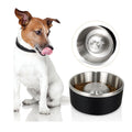 IKITCHEN Wholesale Custom Logo Dog Bowl Stainless Steel Pet Food Bowls 21CM Elevated Dog Water Bowl