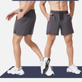 ESH-026 Breathable Drawstring Solid Quick Dry Anti-wrinkle Gym Shorts for Men Fitness Training Running Golf Shorts