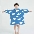 Factory Hoodie Blanket for Kids Boys Girls Oversized Toddler Wearable Blanket Sweatshirt With Pockets Sherpa Christmas Blanket
