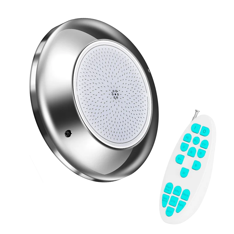Refined IP68 12V Pool Lights Wall Mounted 316L Stainless Steel Led Underwater Lighting for Landscape