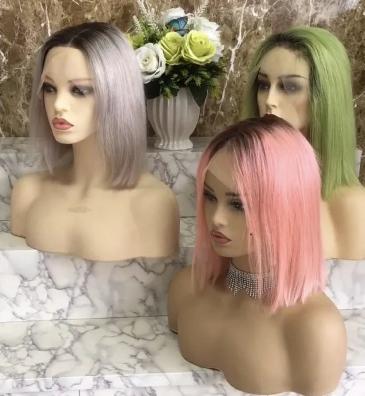 Full Cuticle Aligned Hair hd Lace Frontal BOB Virgin Brazilian Human Hair Wigs