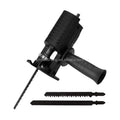 Multifunctional Reciprocating Saw Conversion Head Metal Cutting Wood Cutting Tool Drill Attachment With 3 Blades Power Tool