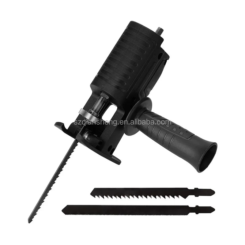 Multifunctional Reciprocating Saw Conversion Head Metal Cutting Wood Cutting Tool Drill Attachment With 3 Blades Power Tool