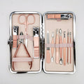 12pcs Wholesale Top Quality Women Man Nail Beauty Tools Travel Manicure Set