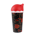 Printed Christmas Cartoon Santa Tumbler Party Decoration Eco Friendly Christmas Reusable Drink Coffee Cups