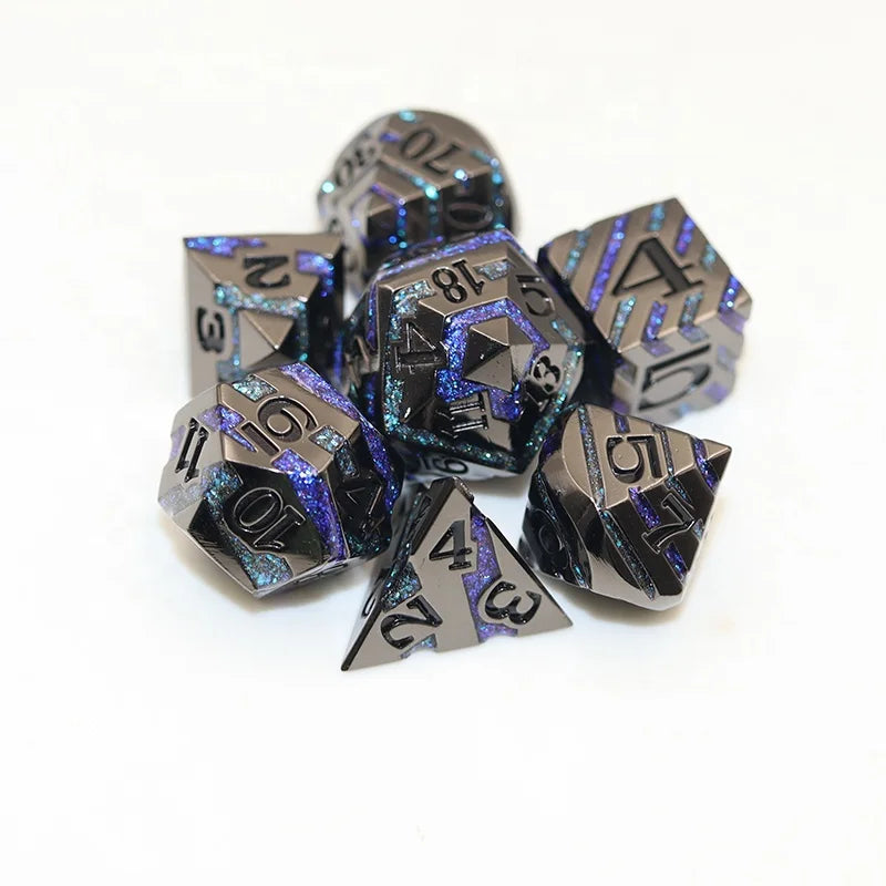 16mm Rpg Custom Dice Set Cheap Dice Dnd Metal Dragon Dice