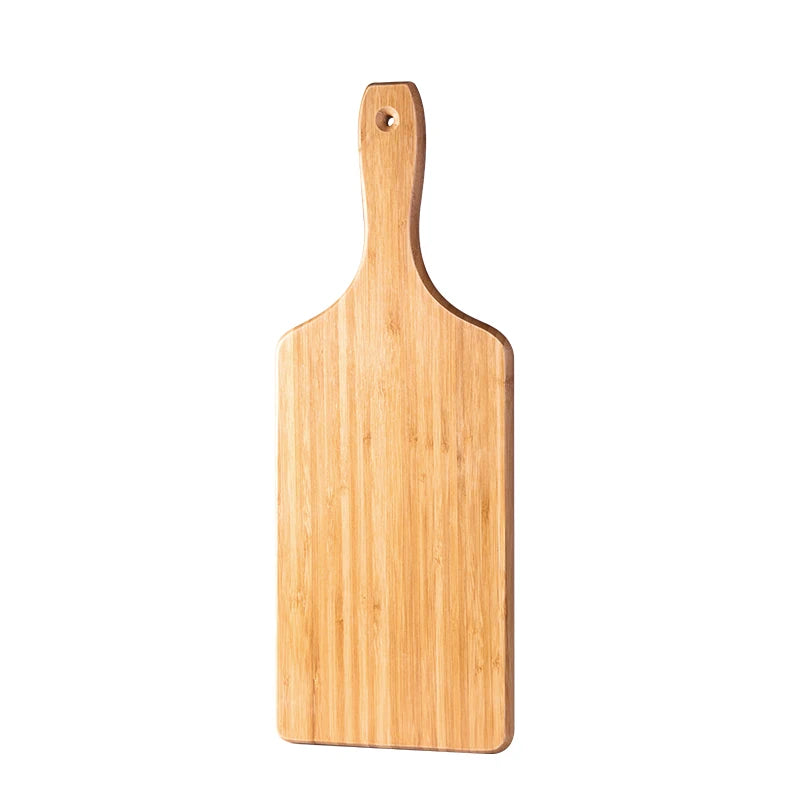 Bamboo Cutting Board for Kitchen Wooden Charcuterie Board with Handle Serving Platter Steak Fruit Vegetable Cheese Board