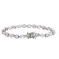BB139 Brass CZ Jewelry Tennis Chain Bracelet for Men and Women Wedding Party Gift