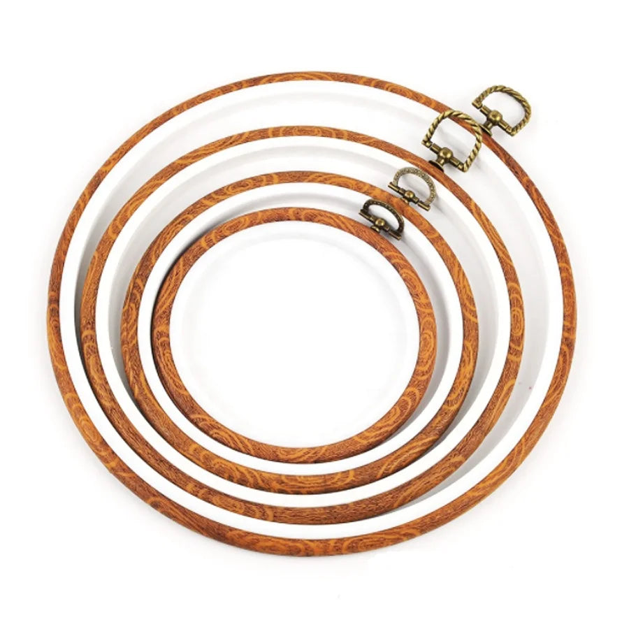 Wholesale Embroidery Hoops Imitated Wood Embroidery Hoop Wood Embroidery Hoops