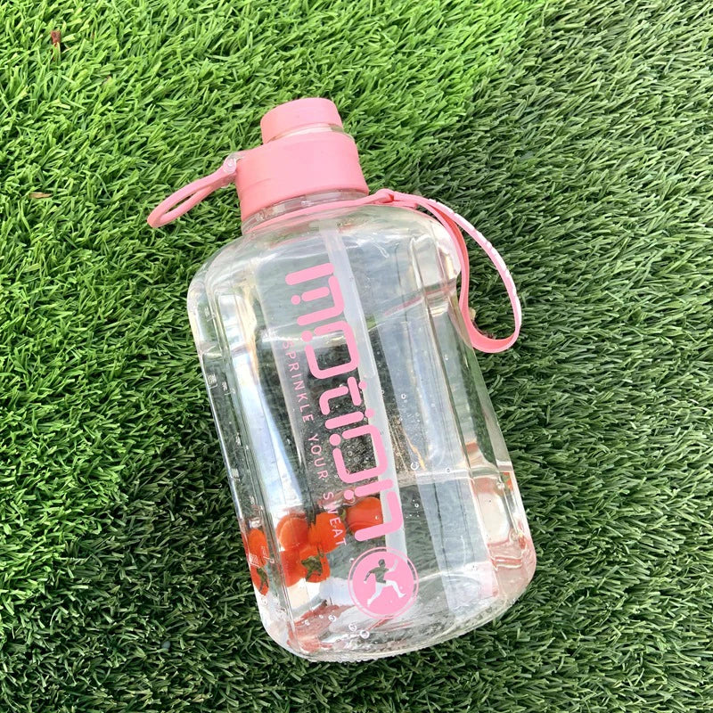 Wholesale Bpa Free Half Gallon Water Bottle PET Kettle With Time Maker Motivational Water Bottle for Gym Fitness