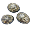 Wholesale natural hand crafted gift gold crystal gem pyrite chalcopyrite eggs for decoration