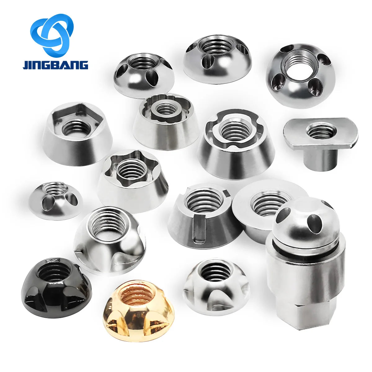 4-hole M8 Anti-theft Nut Anti Theft Bolts for Machine Anti Nuts Security Seal Selftapping Self-tapping Car Sump