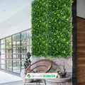 SKYJADE 50*50cm/100*100cm Artificial Green Grass Wall Panels Corn Leave Flowers Vertical Decorative Artificial Plant