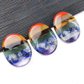 2026 Gems Selenite Worry Stone Thumb Or Pocket Chakra