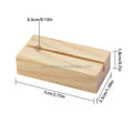 Wholesale Stock Pinewood Card Stand Cheap Wood Card Holder