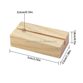 Wholesale Stock Pinewood Card Stand Cheap Wood Card Holder