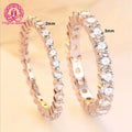 18K Solid Gold 3.0mm Moissanite Diamond Engagement Band Eternity Ring MegaBDM
