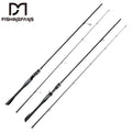 FISHINGFANS THED 6FT 7FT 8FT Carbon Hard Power 7-16g 6-12LB Spinning Casting Composite Handle Fast Lake Stream Lure Fishing Rod