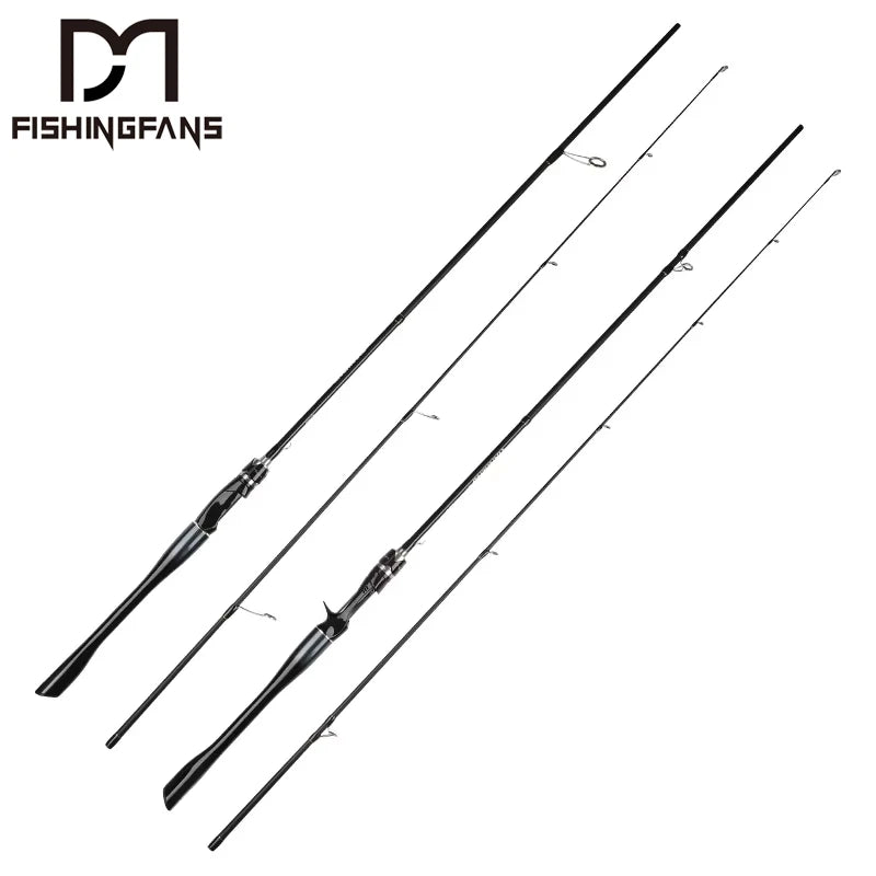 FISHINGFANS THED 6FT 7FT 8FT Carbon Hard Power 7-16g 6-12LB Spinning Casting Composite Handle Fast Lake Stream Lure Fishing Rod