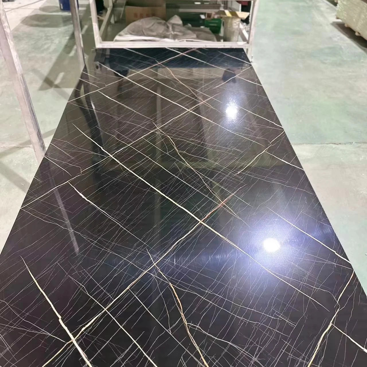 1.22*2.44M Customized UV Board PVC Marble Sheet Wall Panel for Indoor Decor