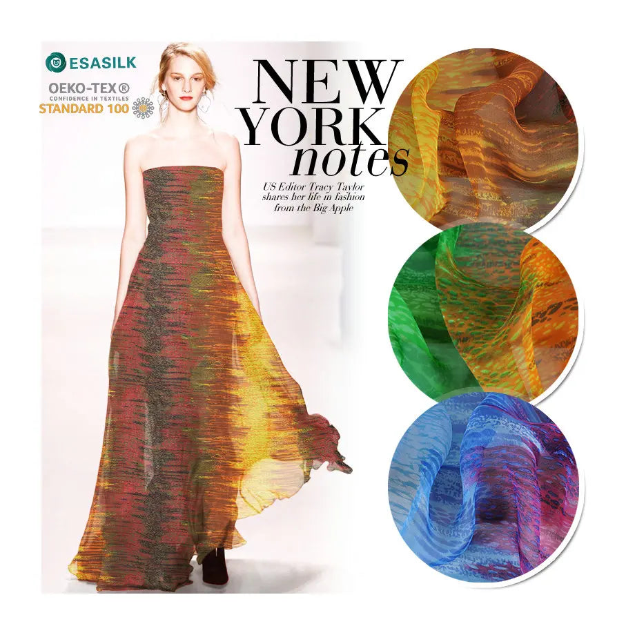 Silk Chiffon Fabric Plain Dyed Home Textiles and Clothing for Girls for Dresses Weddings and Sleepwear