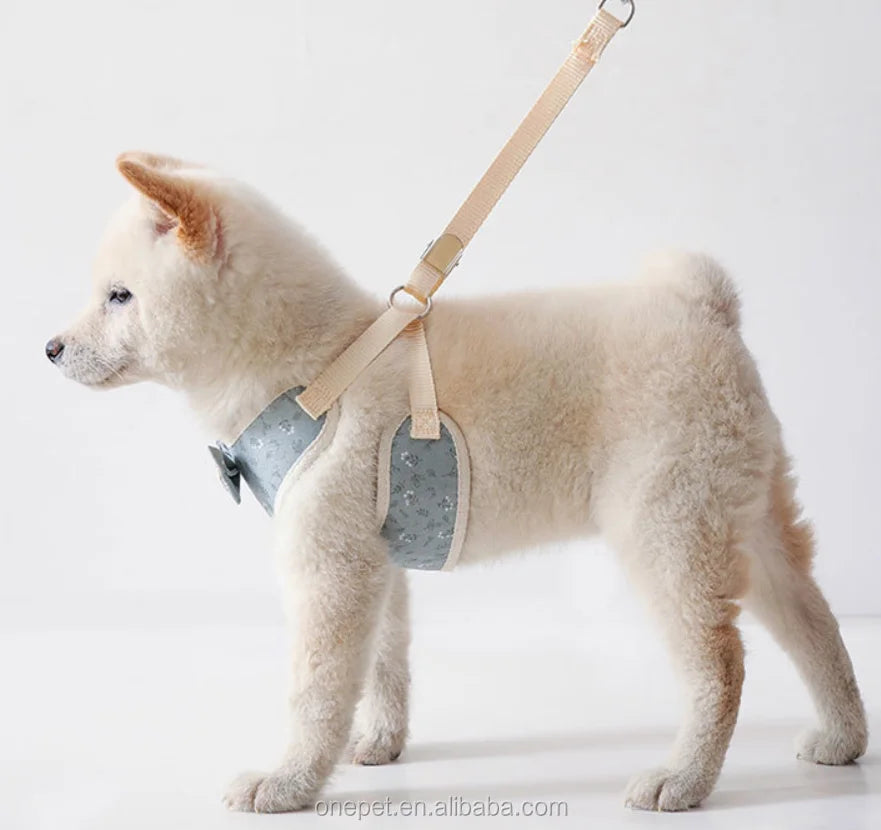 Quality Adjustable Pet Training Nylon Cozy Dog Harness With Leash