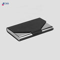Custom Name Card Box with Logo New Design Large Capacity Metal Card Holder for Business & Promotional Gifts