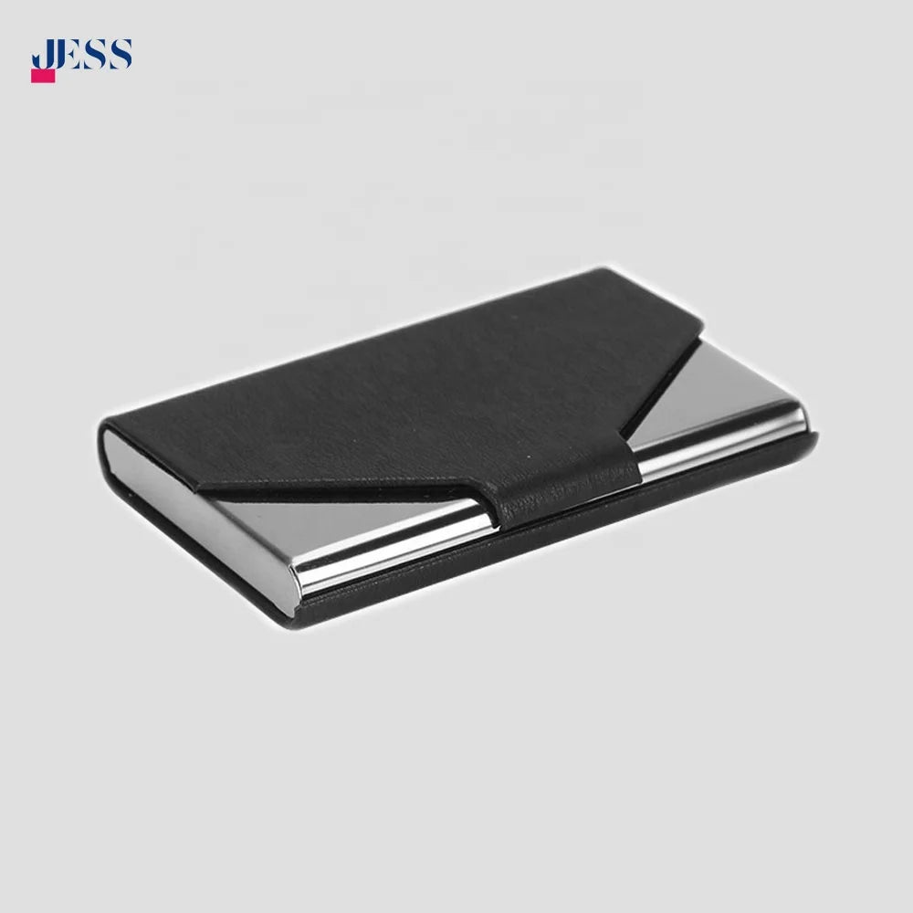 Custom Name Card Box with Logo New Design Large Capacity Metal Card Holder for Business & Promotional Gifts