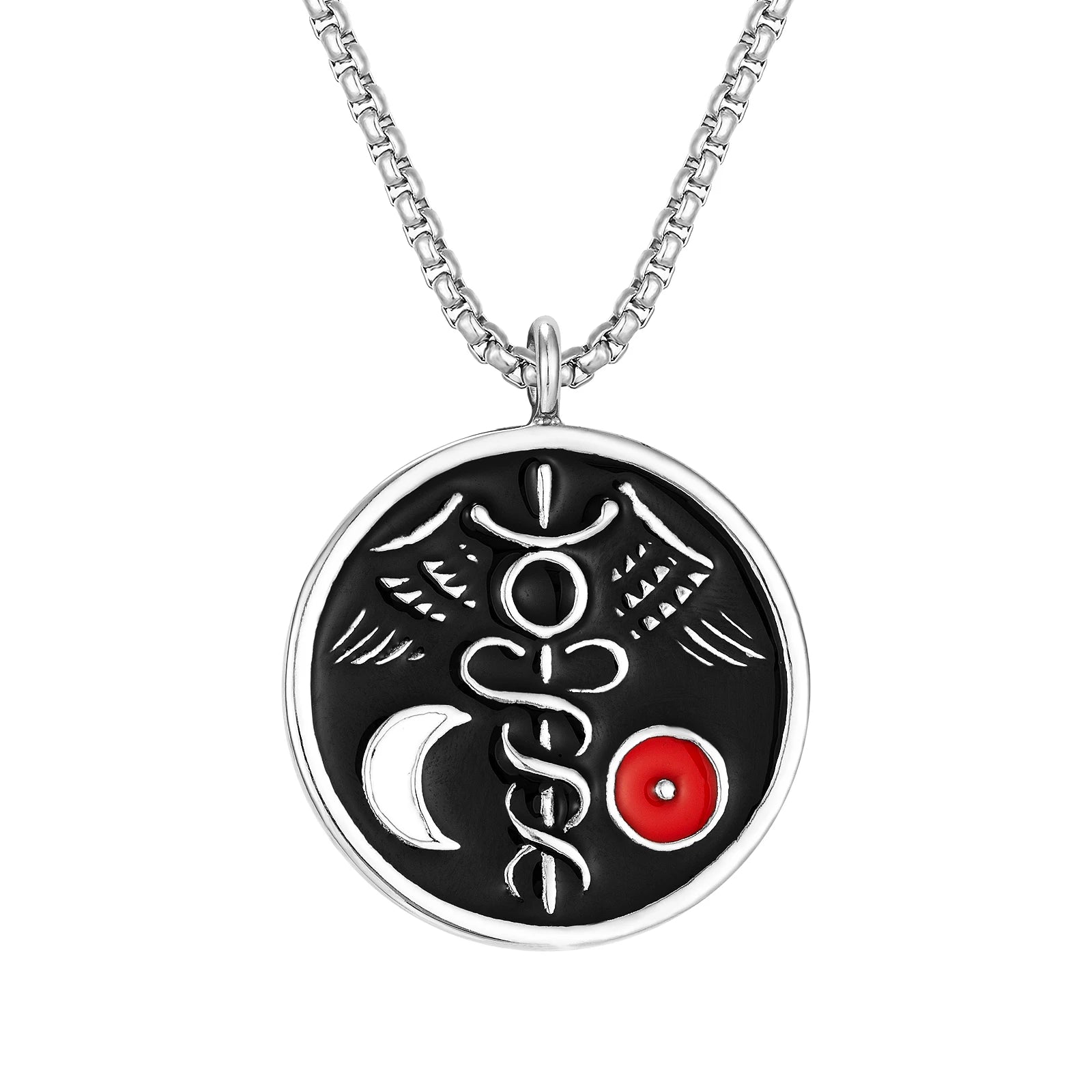 Men's Jewelry Manufacturer Stainless Steel Silver Pendant Custom Design Pendant Necklace for Man
