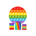 Customized Background Dessert Plinth Cylinder Party Stage Decoration custom tension fabric double side fabric backdrop