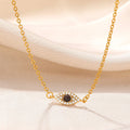 Wholesale Gold Plated Eye Charm Jewelry Stainless Steel Necklaces for Women Fashion Necklace