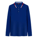 Custom Printed logo Spring and Autumn Casual comfort Ice Fiber Long-sleeved Golf Shirt