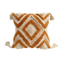 Luxury Cotton Cushion Covers 18x18 Macrame Boho Pillow Case Cotton Linen Boho Throw Pillow Cover With Tassel for Home Decor Sofa