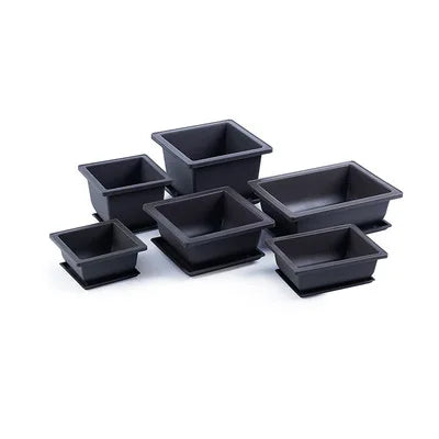 Multi Functional Standing Pot Vegetable Planting Rectangle Retro Simulation Purple Clay Planting Containers Plastic Bonsai Pots