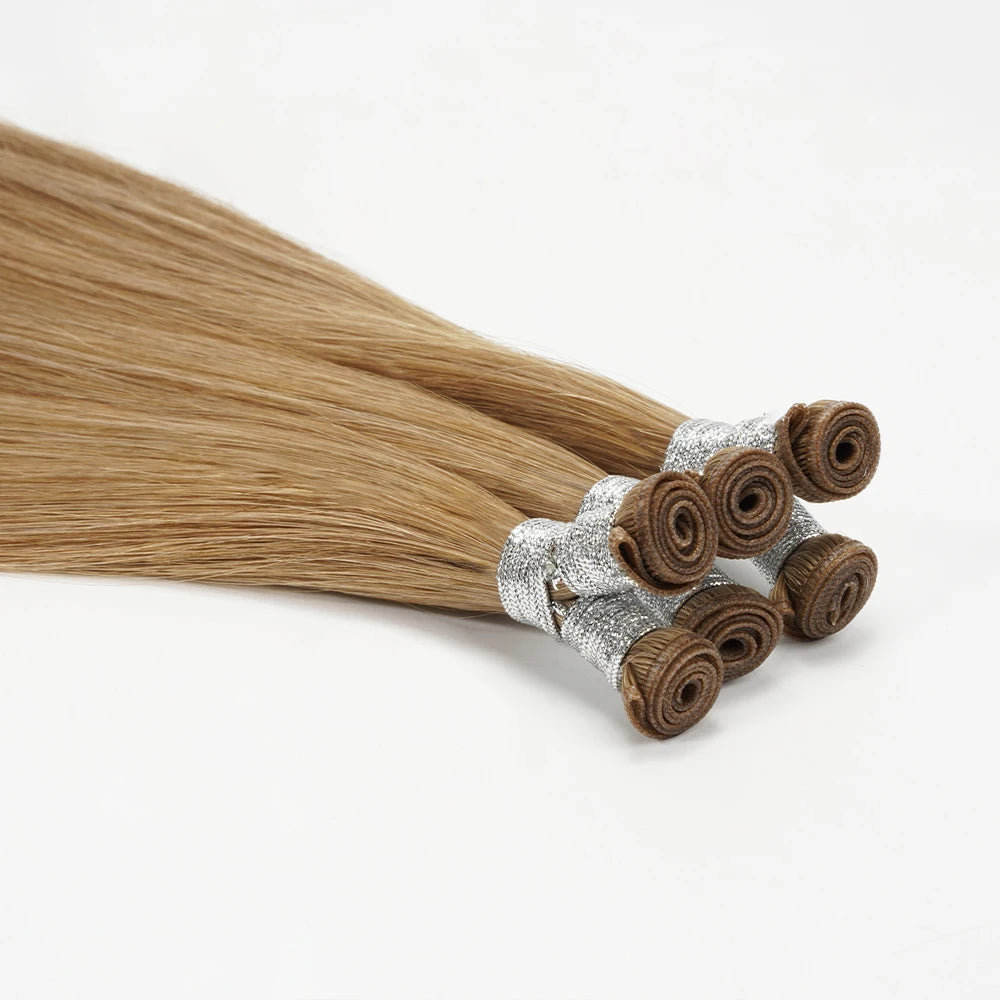 Double Drawn Invisible Brazilian Genius Single Weft Remy Hair Extensions Virgin Human Hair No Return