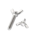 Standard Metric M6-M24 304 Stainless Steel Flat Head Machine Bolt with Nut and Spring Washer for Mechanical Gearbox Assembly Kit