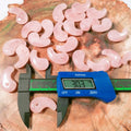 Professional Supplier 18*30mm Crystal Magatama Shaped Ladies Jewelry Birthday Party Rose Quartz Jade Magatama