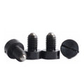 VCN417 VEICH Brand Metric Slotted Ball Plunger Carbon Steel Spring Threaded Positioning Bolt M4-M12 Black Finish Industrial Use