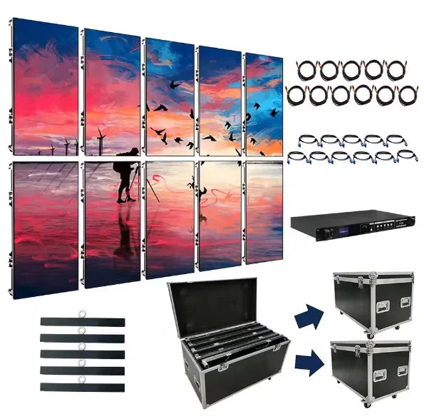 P3.9mm Full Color Digital Signage BillBoard Giant Waterproof Advertising Indoor Outdoor Video Wall Panels Pantalla Led Screen
