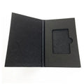 Custom Logo Name Card Holder Book Style Debit Card Protector Paper Box With EVA