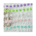 Wholesale 7.5 CM 6 Colors 3D Flower Pearl Flowers Lace Trim Water-soluble Ribbon for Wedding Dress Cloth XF30 17 Flowers/yard