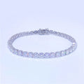 Silver 925 Original Round Excellent Cut3mm Diamond Test Past D Color VVS1 Moissanite Bracelet Chain for Women Wedding Jewelry