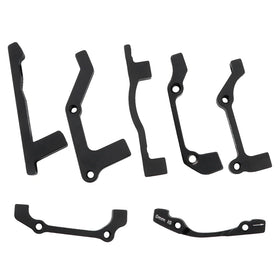 Bicycle Caliper Brake Adapter Front Fork Frame A/B Pillar 160/180/203mm Aluminum Mountain Bike Disc Brake Conversion Seat