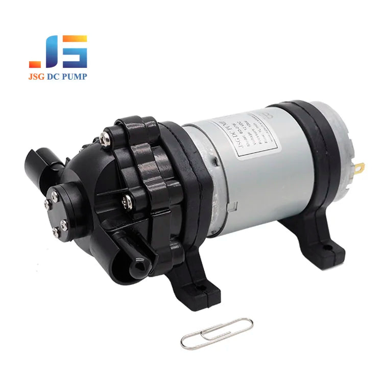 JSG Electrical Brushless 10bar Mini Diaphragm Water Pump 12v 24v DC High Pressure High Flow Rate CE Certified Stainless Steel