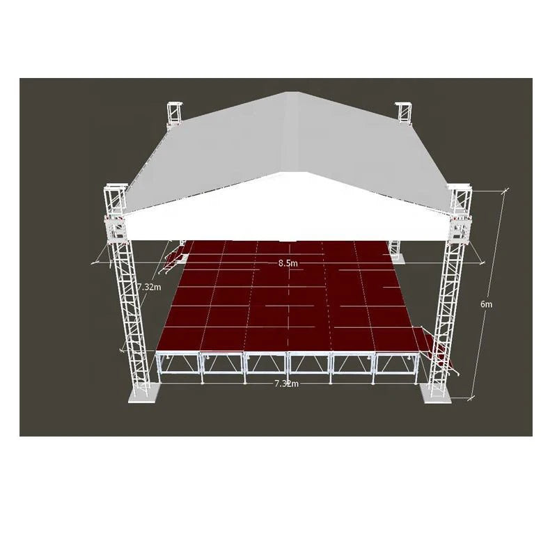 Wall Ground Support Cheap Trussing Led Screen Truss System Stages for Church Led Displays in Alluminio Truss Display