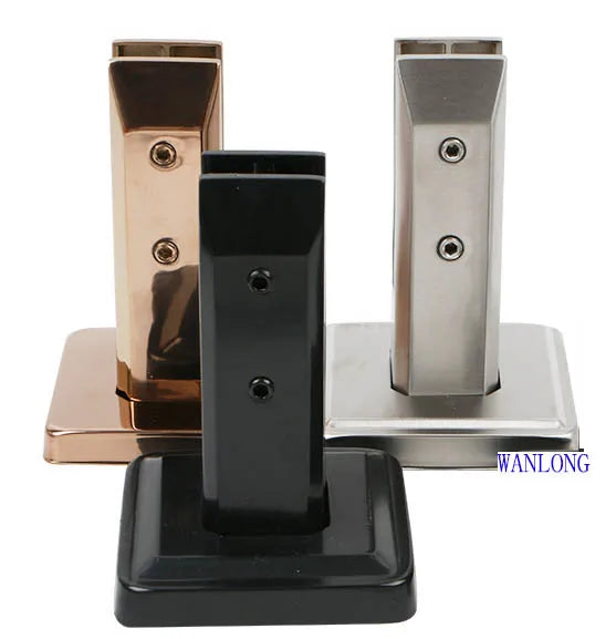 Frameless Pool Fencing Glass Railing Balustrade Spigots 304 316 Stainless Steel 8-12 mm Stainless Steel Black Glass Spigot