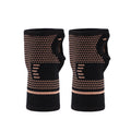 KS-6047# Copper Compression High Quality Wrist Sleeve Palm Support Carpal Tunnel Wrist Brace