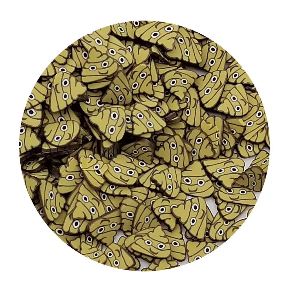 Cartoon Feces Clay Slices Spoof Poo Sprinkles April Fool's Day Funny Poop Confetti Slime Fillers