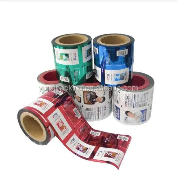 Custom Print Food Grade ISO9001 Certified Heat-sealing Food Packaging Shrink Label Bag Laminated Aluminum Foil Composite Film